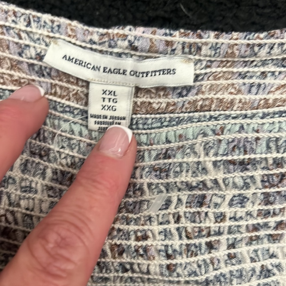 American Eagle multi colored tube top - Picture 2 of 3